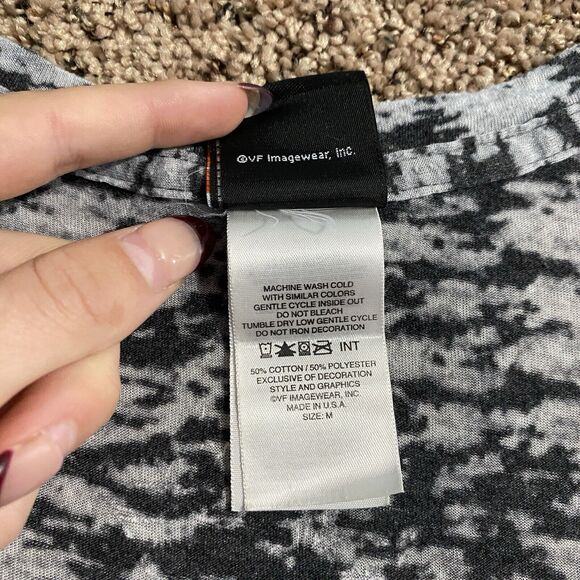 Harley Davidson V Neck Top Women’s M Burnout Logo - Picture 6 of 8